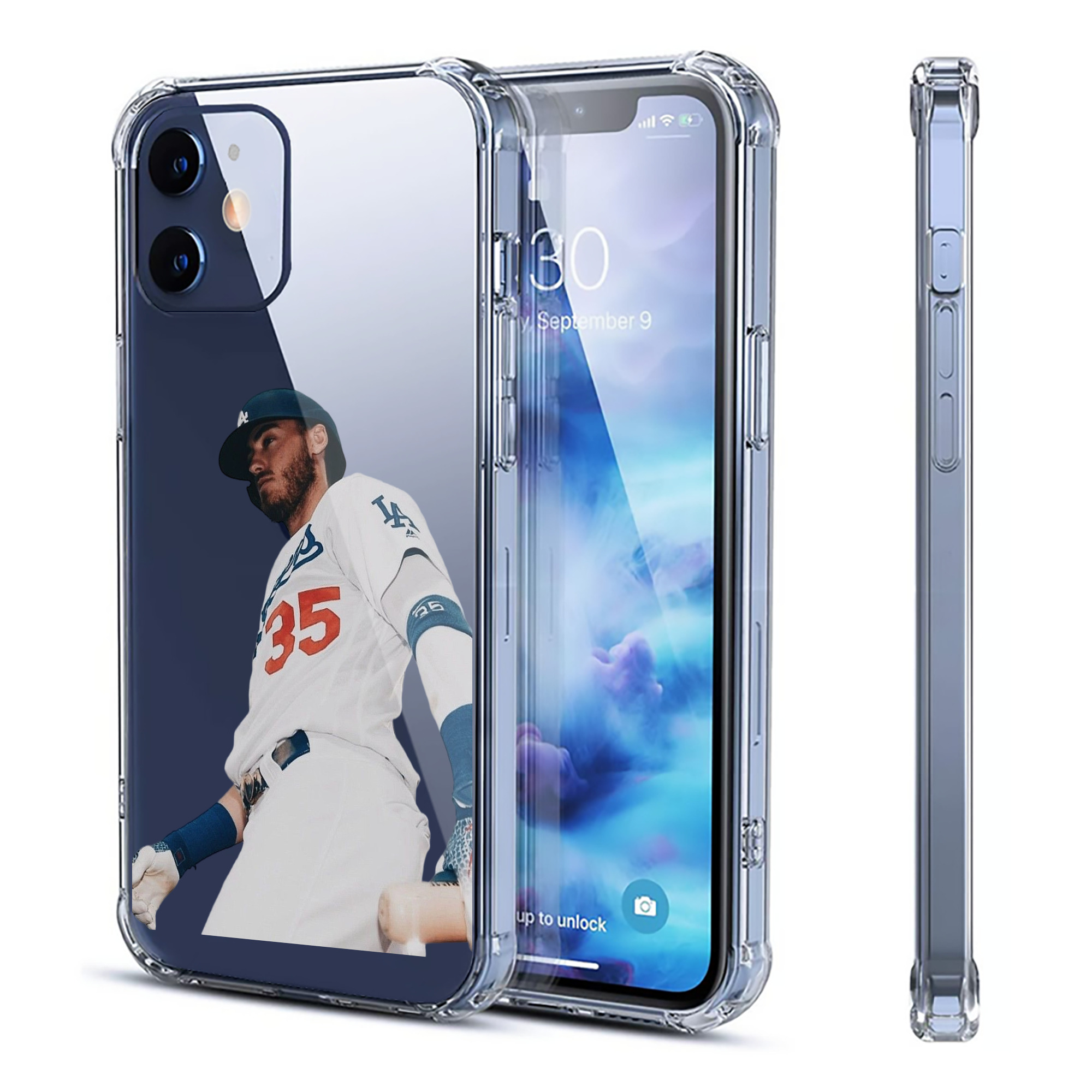  Clear IPhone 12 Case – Soft TPU With UV Print – Enhanced Drop Protection, Precise Fit, Anti-Fingerprint, Customizable Design, Scratch-Resistant, Yellow-Resistant